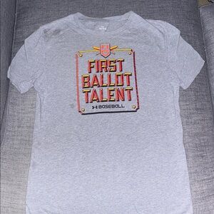 Boys Under Armour First Ballot Talent short sleeve shirt size JLG